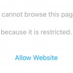 You cannot browse this page at because it is restricted