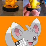 Who's that Pokemon? Srsly, who is it? It looks like pikachu but with ears and tail switched places | image tagged in you received an idiot card,memes,funny,funny memes,you had one job,pokemon | made w/ Imgflip meme maker