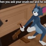 That awesome feeling | That feeling when you ask your crush out and he or she says yes | image tagged in gifs,gif,crush,funny,memes,meme | made w/ Imgflip video-to-gif maker