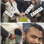 Most Countries recover from pandemic except India | UK; DUBAI; US; CHINA; CANADA; INDIA; CORONA IS OVER | image tagged in people cutting cake | made w/ Imgflip meme maker