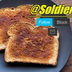 Soldier. Bread Temp