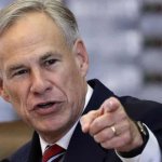 Greg Abbott pointing