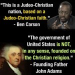 John Adams vs. Ben Carson meme