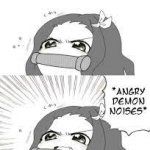 angry nezuko noises