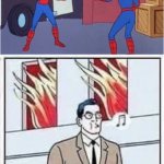 Spiderman and Superman mash-up