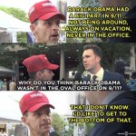 Trump supporter Obama conspiracy