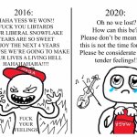 MAGA 2016 vs. 2020 meme