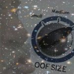 Oof size Hubble deep field