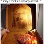 Saved pizza