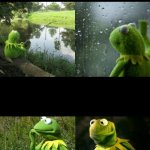 Kermit thinking deep thoughts extended template