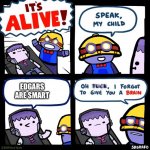 brawl stars its alive | EDGARS ARE SMART | image tagged in brawl stars its alive | made w/ Imgflip meme maker