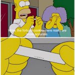 Simpsons fortune cookie meme