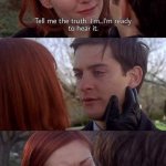 Peter Parker and Mary Jane meme