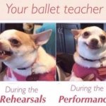 Your ballet teacher