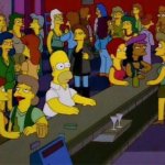 Homer in a bar meme