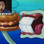 Squidward Bite | WAS THAT THE BITE OF 87? | image tagged in squidward bite | made w/ Imgflip meme maker