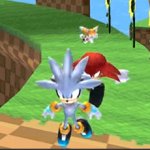 Silver, Knux and Tails template