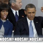 Nooshi Dagostar | NOOSHI! NOOSHI! NOOSHI! | image tagged in obama's fist pumping | made w/ Imgflip meme maker