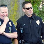 USA cops laughing at european cops
