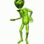 dancing alien GIF Template