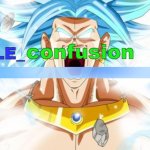 LSSJB Broly template meme