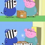 Peppa pig box | A BOX OF VIEWS; YOUR POST GAINED 1 VIEW | image tagged in peppa pig box,peppa pig,box,views,view,sad | made w/ Imgflip meme maker