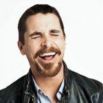 Christian Bale Laughing