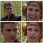 Amidala and anakin talking meme