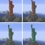 Oxidizing Statue of Liberty MC template