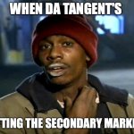 Tanget Theta Optics | WHEN DA TANGENT'S; HITTING THE SECONDARY MARKET? | image tagged in you all got some | made w/ Imgflip meme maker