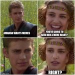 Anakin and Padme Blank Template - Imgflip