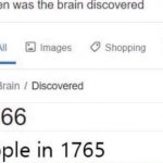 when was the brain discovered meme