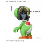 Kyoshi on a Yoshi meme