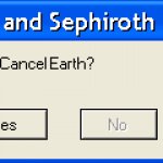 Sayori and Sephiroth meme