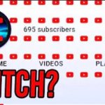 Glitch channel in YoutTube template