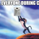 Lion King Cub | NOW, EVERYONE DURING COVID | image tagged in lion king cub | made w/ Imgflip meme maker