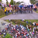 Tour de France Crash