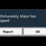 unfortunately maps has stopped