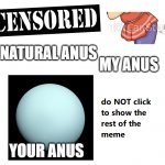 The "anus" template