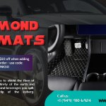 Diamond car mats