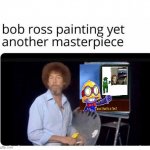 oh 5 | image tagged in bob ross painting,roblox,the more you know | made w/ Imgflip meme maker