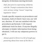 Trump sycophant letter full