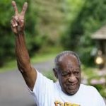 peace sign Cosby