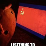 Russian Cat | THIS IS A CAT; LISTENING TO RUSSIAN MUSIC | image tagged in meow | made w/ Imgflip meme maker