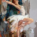 Mahnoor Shah dancer painting