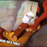 Long live the King | ANYTHING ON A TABLE | image tagged in long live the king,birb,memes,funny,gifs,mosquito | made w/ Imgflip meme maker