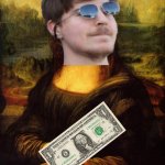 20 Upvotes and i'll do chandler! | image tagged in the mona lisa,mrbeast | made w/ Imgflip meme maker