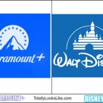 Two Logos Looks familiar | PARAMOUNT+; DISNEY | image tagged in totally looks like,paramount,disney,logo | made w/ Imgflip meme maker
