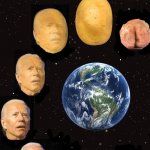 Joe Biden transforming into potato #4