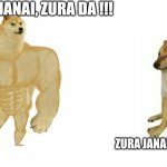 Katsura | KATSURA JANAI, ZURA DA !!! ZURA JANAI, KATSURA DA | image tagged in small doge big doge | made w/ Imgflip meme maker